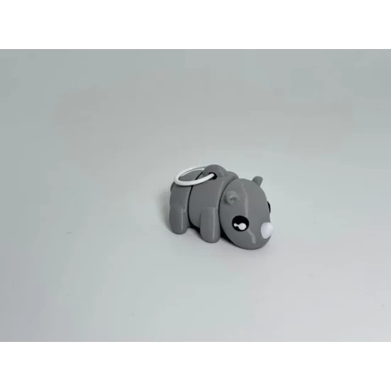 Neushoorn Sleutelhanger