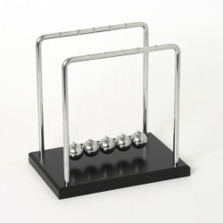 Newton's Cradle With Base 18 Cm