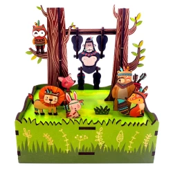 Tonecheer Muziekdoosje Diy 3D Houten Puzzel Jungle Games Tq050 103105155Cm Tonecheer Muziekdoosje Diy 3D Houten Puzzel Jungle Games Tq050 103105155Cm