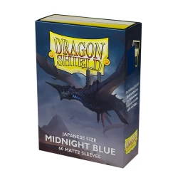 Dragon Shield Japanese Size Matte Sleeves - Midnight Blue (60 Sleeves)