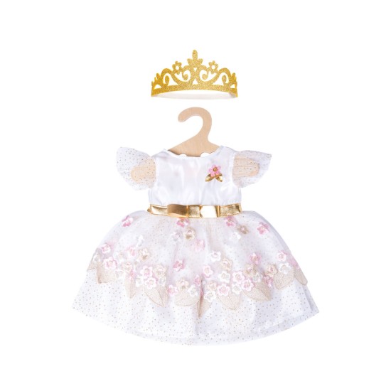 Poppenjurk Prinses Met Kroon 28-35 Cm