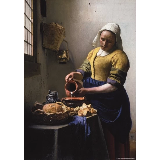 De Keukenmeid – Johannes Vermeer (Rijksmuseum) (1000)