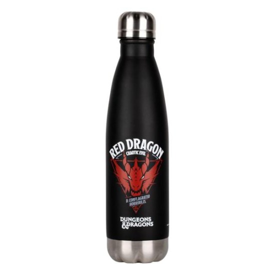 Dungeons  And  Dragons Thermo Water Bottle Red Dragon