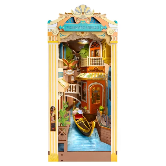 Robotime Diy Book Nook & Wonderland Boekensteun Romantic Venice Tgb08 178108244Cm