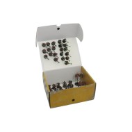 Half-Size Medium Box With Two Plates For Magnetically-Based Miniatures