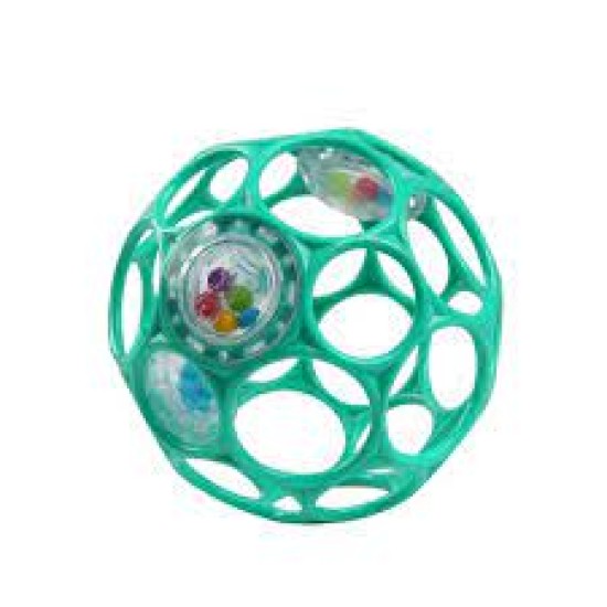 Oball Rattle Easy-Grasp Toy - Teal