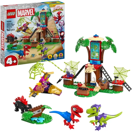 Lego Spidey 11200 Spidey En Gobby's Raptorstrijd Bij De Boomhut Lego Spidey 11200 Spidey En Gobby's Raptorstrijd Bij De Boomhut