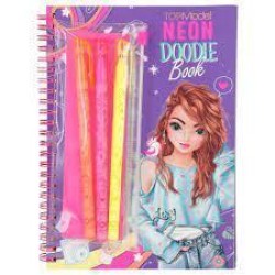 Topmodel Neon Doodle Kleurboek Met Neon Stiften Topmodel Neon Doodle Kleurboek Met Neon Stiften