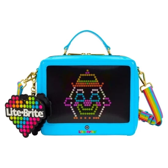 Hasbro By Loungefly Crossbody With Coin Bag Lite Brite