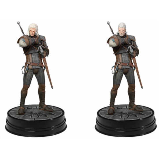 Witcher 3 Wild Hunt Pvc Statue Heart Of Stone Geralt Deluxe 24 Cm