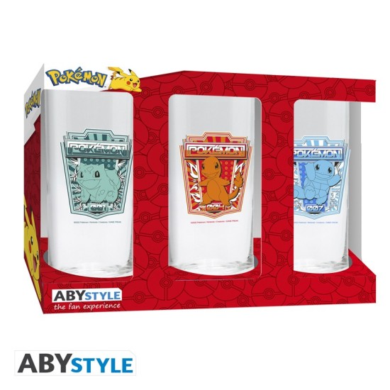 Pokemon - 3 Glass Set X2