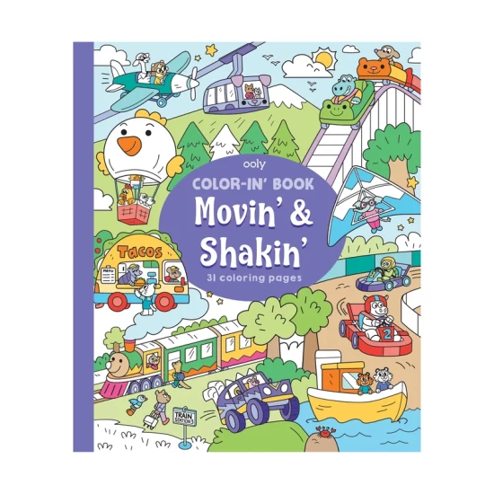 Ooly – Coloring Book – Movin & Shakin