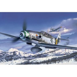 Model Set Messerschmitt Bf109G-6 Easy-Click-System Revell Bouwpakket Om In Elkaar Te Zetten+Accessoir