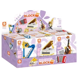 Forange Pocket Block Muziekinstrumenten: Complete Display (6 Stuks) Fc8133 Forange Pocket Block Muziekinstrumenten: Complete Display (6 Stuks) Fc8133