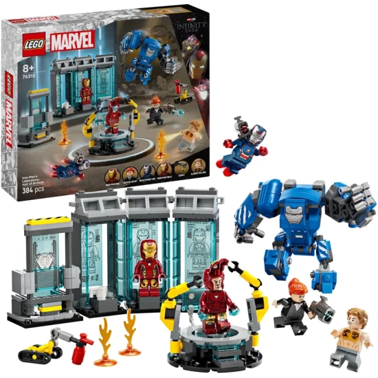 Lego Marvel 76315 Iron Mans Laboratorium Harnasruimte Lego Marvel 76315 Iron Mans Laboratorium Harnasruimte