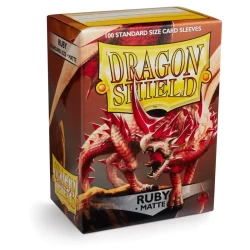 Sleeves Dragon Shield Matte Ruby(100Ct)