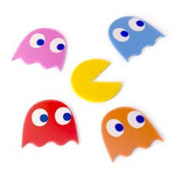 Onderzetters Pac-Man Pvc Onderzetters Pac-Man Pvc