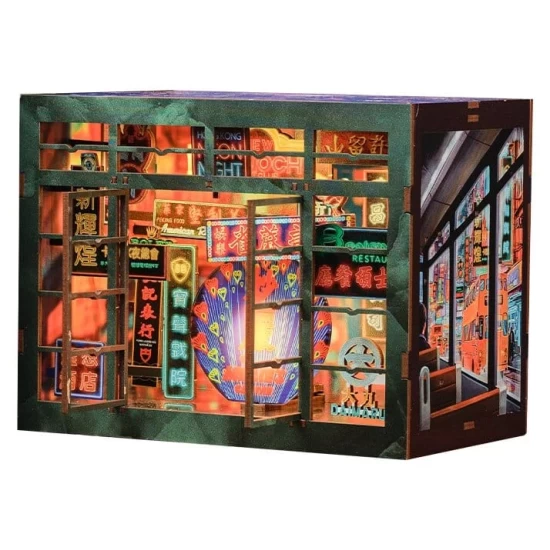 Book Nook Hong Kong Neon Light 13 X 17 Cm Book Nook Hong Kong Neon Light 13 X 17 Cm