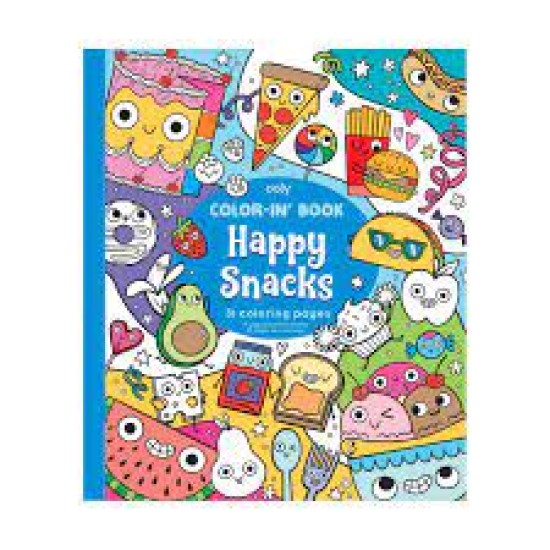 Ooly - Color-In Book: Happy Snacks