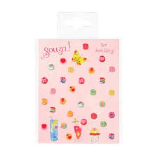 Oorstickers Fruit 29 Stuks (1 Vel)