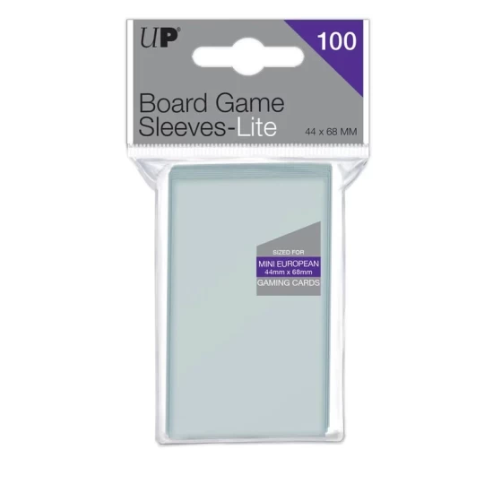 Sleeves Lite Mini European Board Games 44X68 100Ct