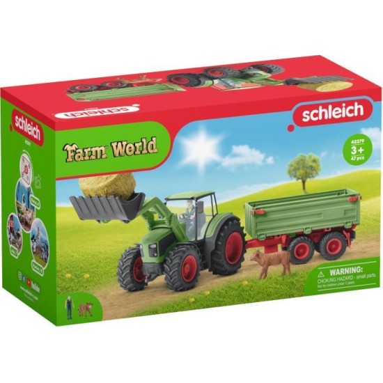 Tractor Met Aanhangwagen Schleich