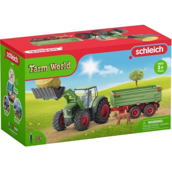 Tractor Met Aanhangwagen Schleich
