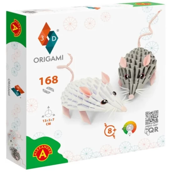 Origami 3D Mice - 168Pcs