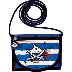 Portemonnee+Halskoord Danger Pirates Sharky Portemonnee+Halskoord Danger Pirates Sharky