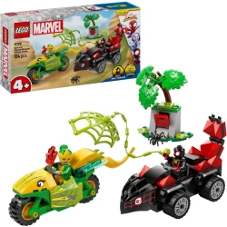 Lego Spidey 11198 Spin En Electro Achtervolging Met Dinosaurusvoertuigen