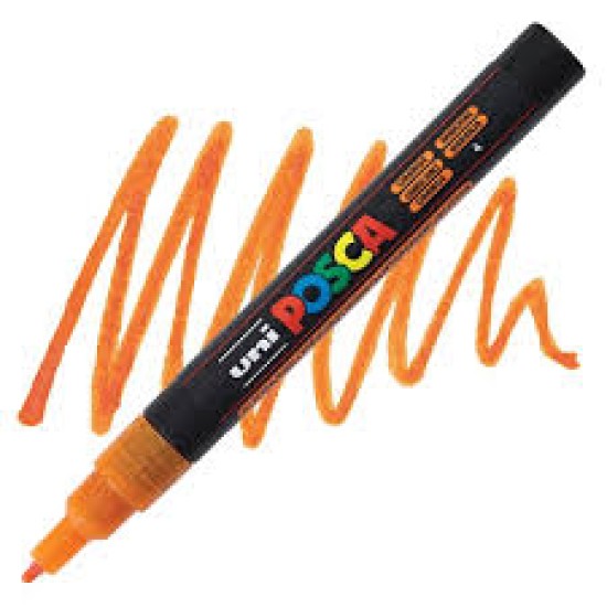 Posca Verfmarker (Conisch) Fijn Glitter: Oranje