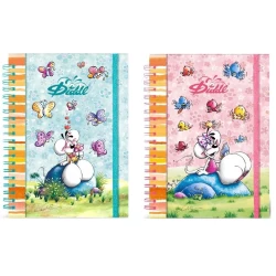 Spiraal Notaboek A5 Met Glitter Elastiek Spiraal Notaboek A5 Met Glitter Elastiek