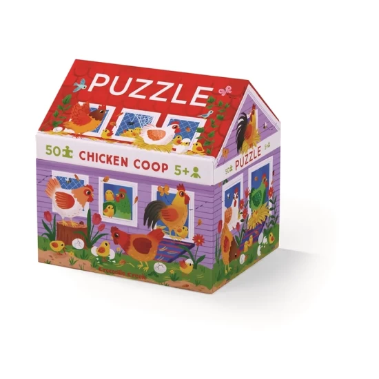 50 Pc House Puzzle/Chicken Coop