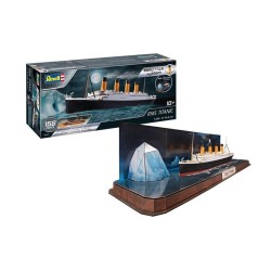 Rms Titanic + 3D Puzzle(Iceberg) Easy-Click-System Revell Bouwpakket Om In Elkaar Te Zetten
