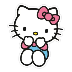 Sanrio Pillow Hello Kitty Blue Pants 36 Cm