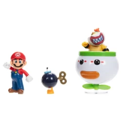 World Of Nintendo Mini Figure 2-Pack Mario And Bowser Jr. Clown Car 6 Cm World Of Nintendo Mini Figure 2-Pack Mario And Bowser Jr. Clown Car 6 Cm