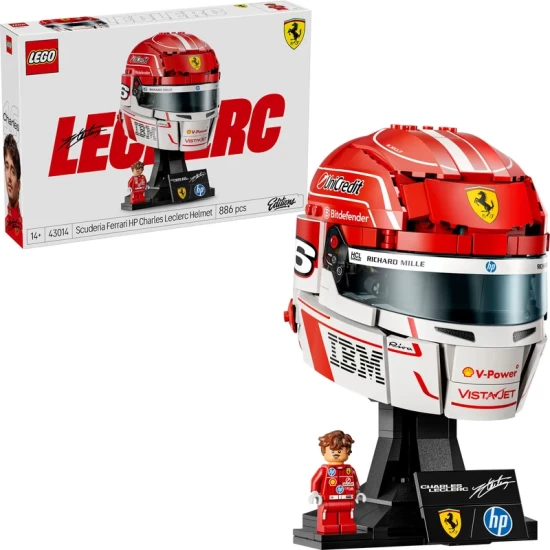 Lego® Editions Scuderia Ferrari Hp Helm Van Charles Leclerc  43014