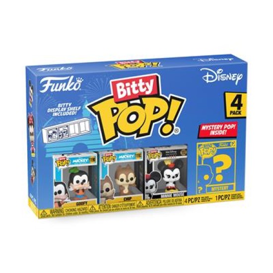 Disney Bitty Pop! Vinyl Figure 4-Pack Goofy 25 Cm