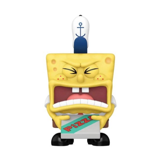 Spongebob Squarepants 25Th Anniversary Pop! Vinyl Figure Sb With Pizza 9 Cm