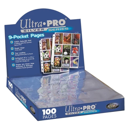 Hologram Pages Silver 9-Pocket 11 Hole