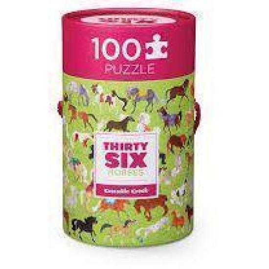 100 Pc Puzzle/36 Horses (New)