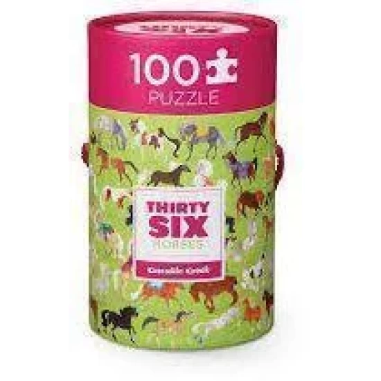 100 Pc Puzzle/36 Horses (New)