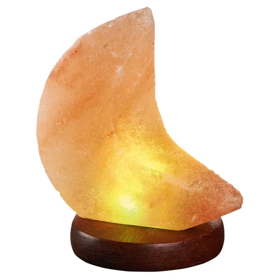 Lampe En Cristal De Sel Lune