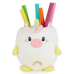 Pen Holder Fluffy Unicorn