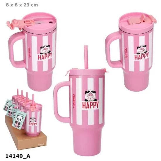 Penfection To Go Beker Met Rietje Happy
