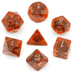 Copper Gears Rpg Dice Set Copper Gears Rpg Dice Set