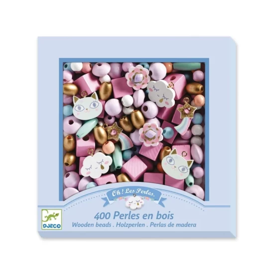 Perles Bois - Arc-En-Ciel