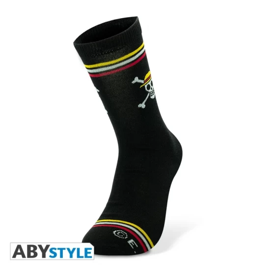 One Piece - Socks - Black - Skull