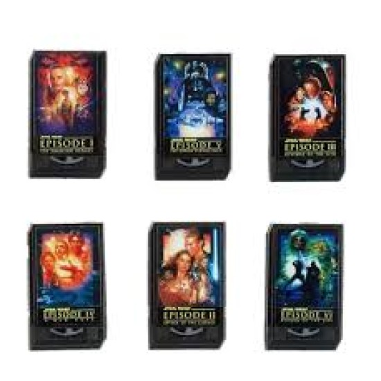 Star Wars By Loungefly Enamel Pins Blind Box Vhs Cassettes