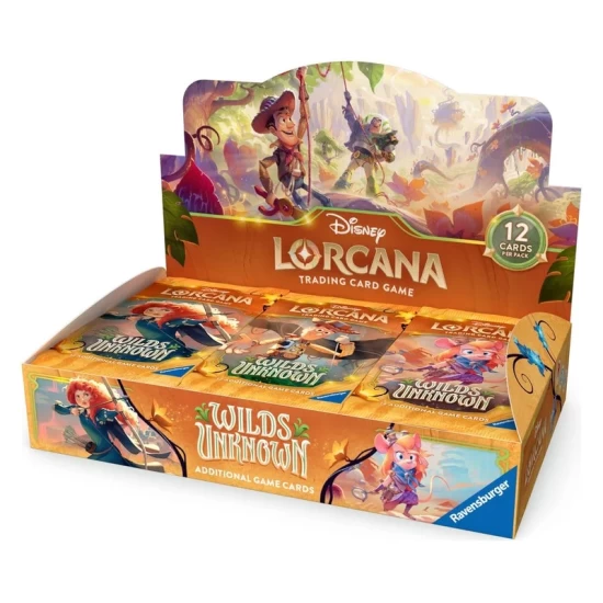 Disney Lorcana Tcg Wilds Unknown Booster Display (24) *English Edition* Disney Lorcana Tcg Wilds Unknown Booster Display (24) *English Edition*